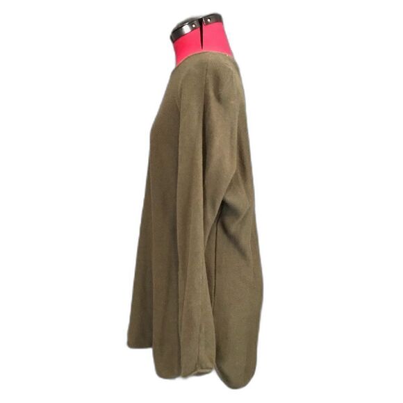 Michael Michael Kors Sweater Women’s Size Large Forest Green Long Sleeve - Picture 2 of 5